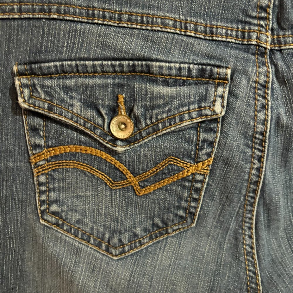 Nine West West End Midrise Jeans Button Pockets Size 6 - Picture 12 of 16